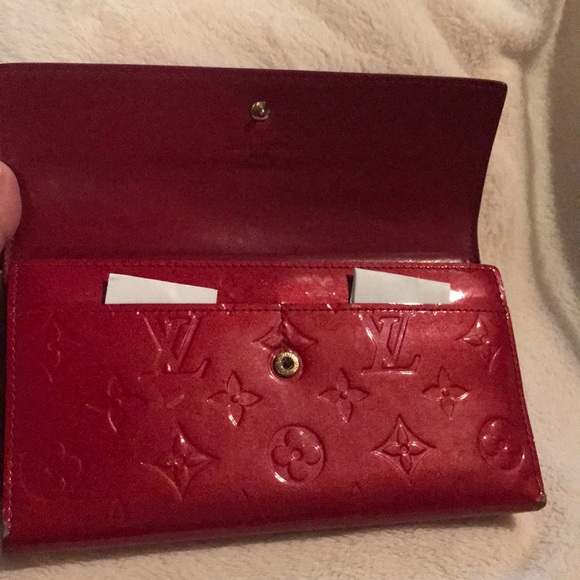 Louis Vuitton monogram vernis red wallet - Picture 3 of 8